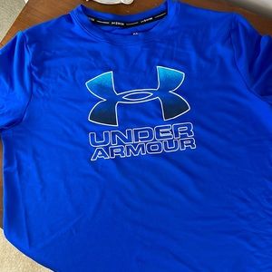 Boys UA swim shirt UPF 50+.